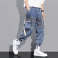 Fall Men Jeans Loose Hip-hop