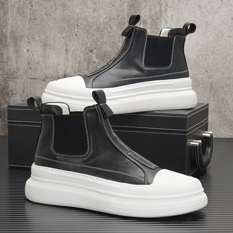 Men Fashion -Trend Thick Bottom Ankle Boots