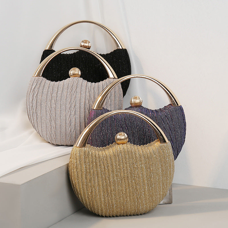 Women Fashion Portable Round Purse