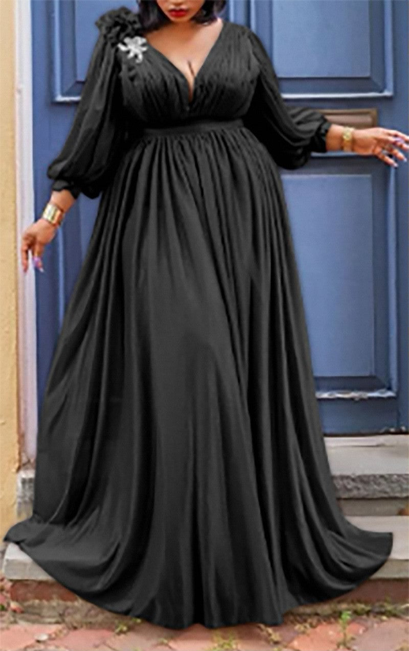 Commuter European And American Plus Size Women's Dress