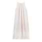 Texture Pleated Halterneck Tie Dress