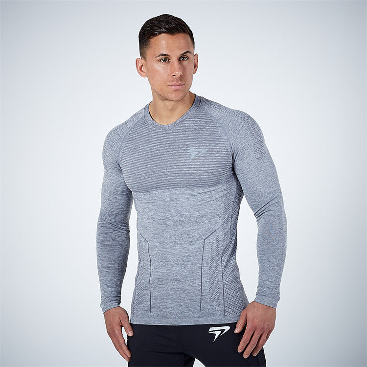 Round-Neck Slim Wicking Long Sleeves