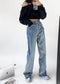 Women's Streamer Straight Jeans