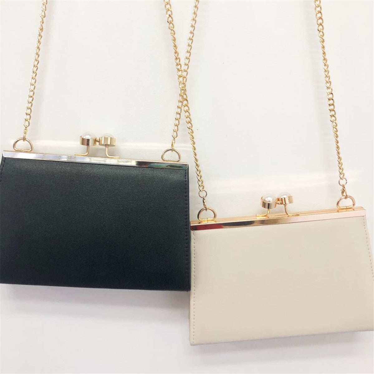 Leather Simple Style One Shoulder Bag