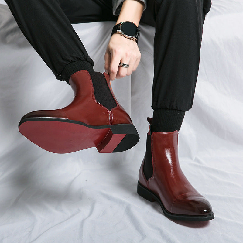 British Fashion Chelsea Leather Boots