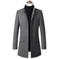 Stand Collar Woolen Coat