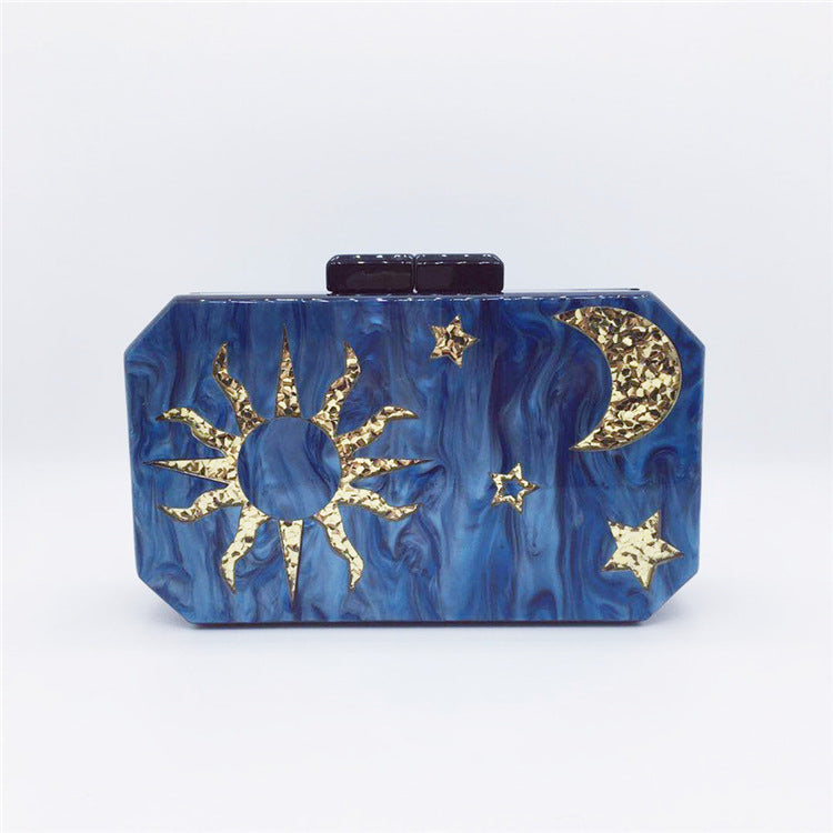 Fashion Star and Moon Clutch