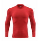 Men's Round-Neck Fitted Long-sleeved T-shirt