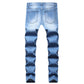 Men Skinny Jeans With Small Feet, Youth Casual Trousers