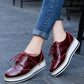 Lace-up Flats Shoes British Style