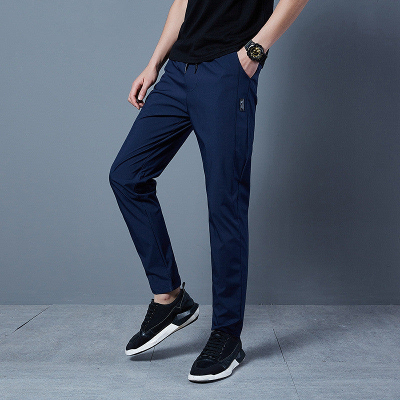 Solid Color Loose Casual Pants